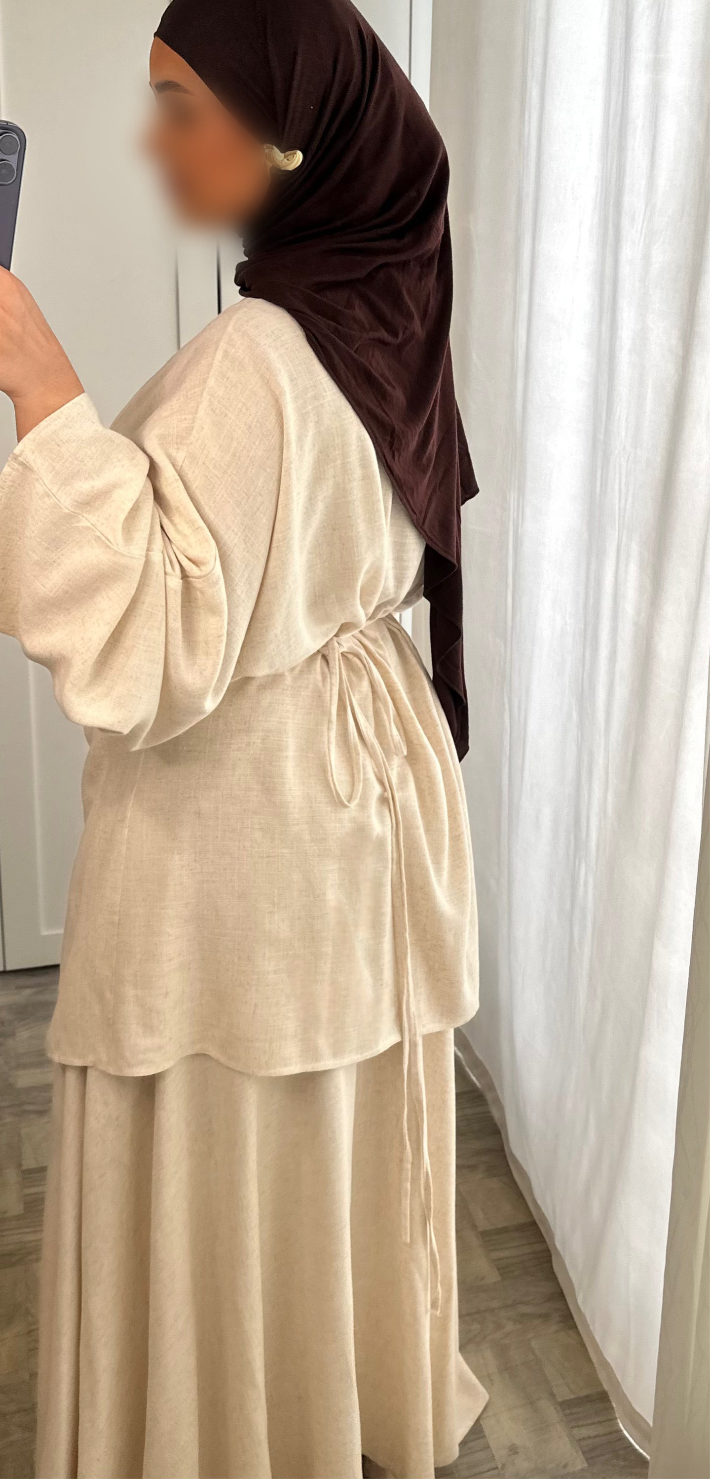 Ensemble lin croisé 🌼