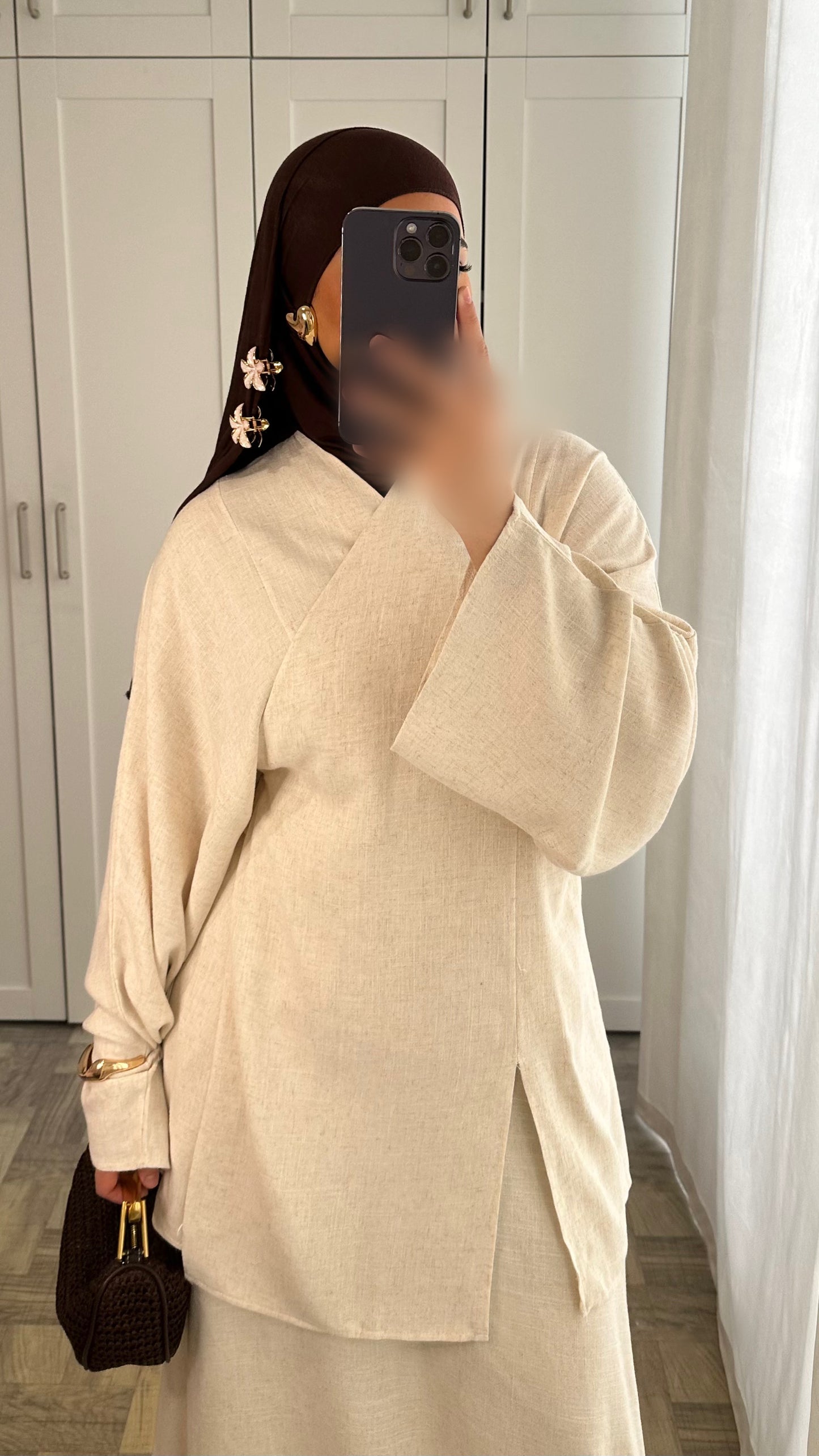 Ensemble lin croisé 🌼
