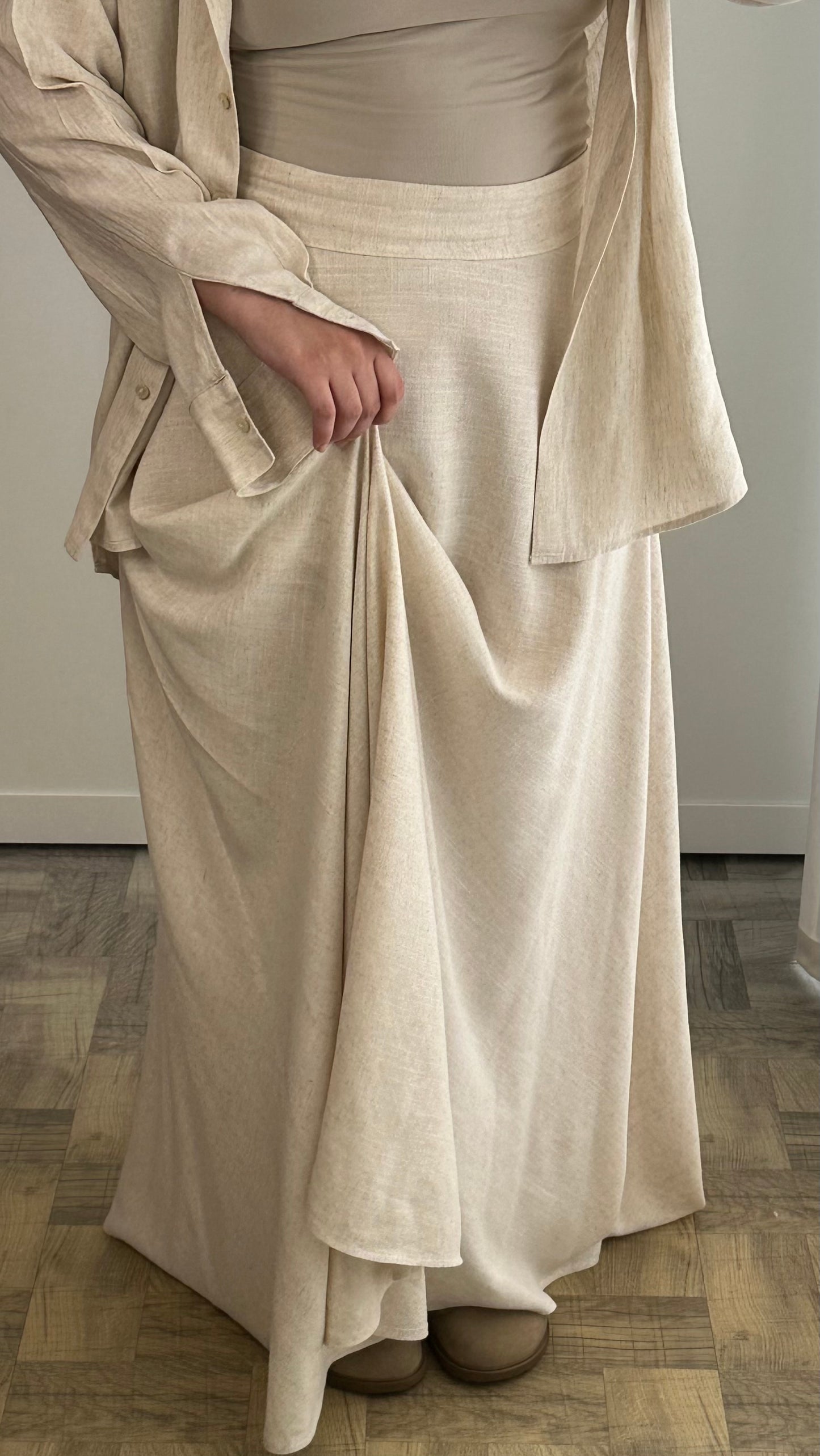 Ensemble lin croisé 🌼