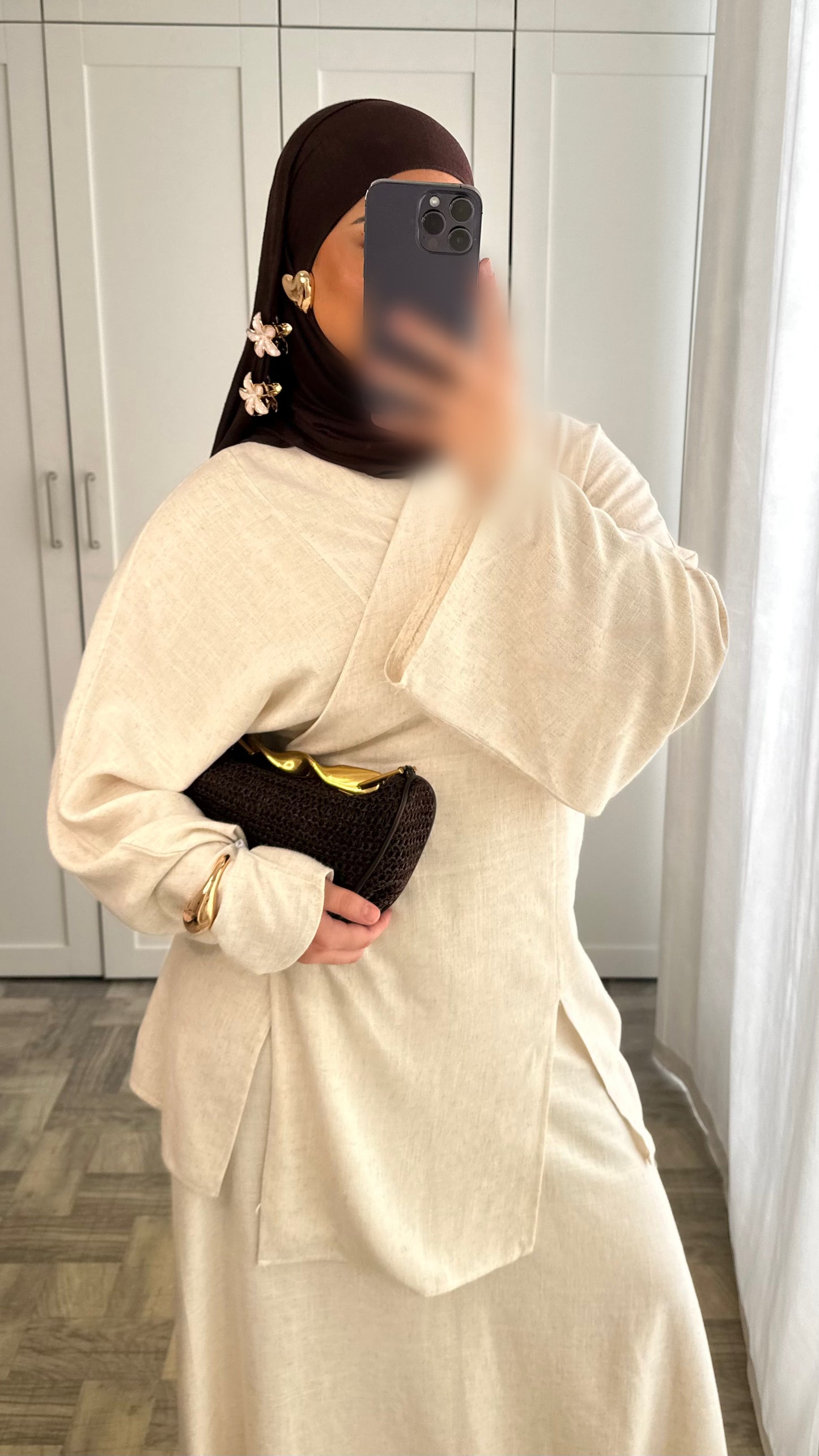 Ensemble lin croisé 🌼