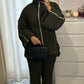 Ensemble en laine Vert