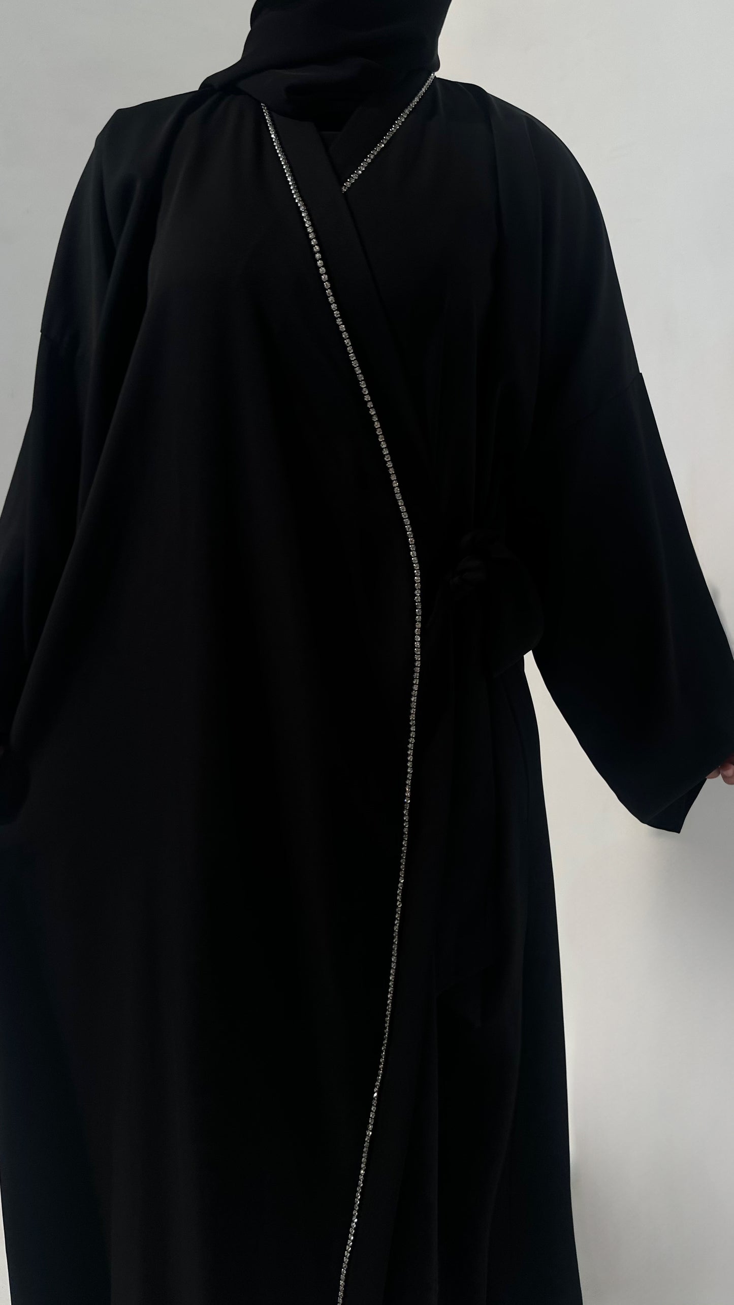 Robe strass Noir
