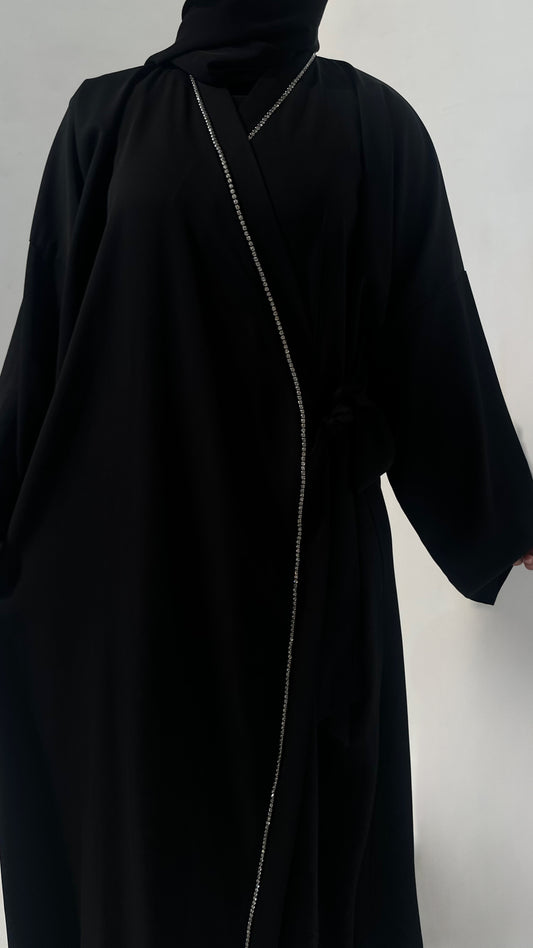 Robe strass Noir