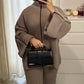 Ensemble en laine Taupe