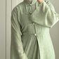 Abaya Harmonie - Effet Lin - Vert