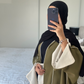 Kimono NOUR - Kaki/ Beige