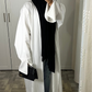 Kimono rayures Blanc