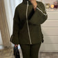 Ensemble en laine Vert