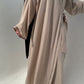 Robe strass beige