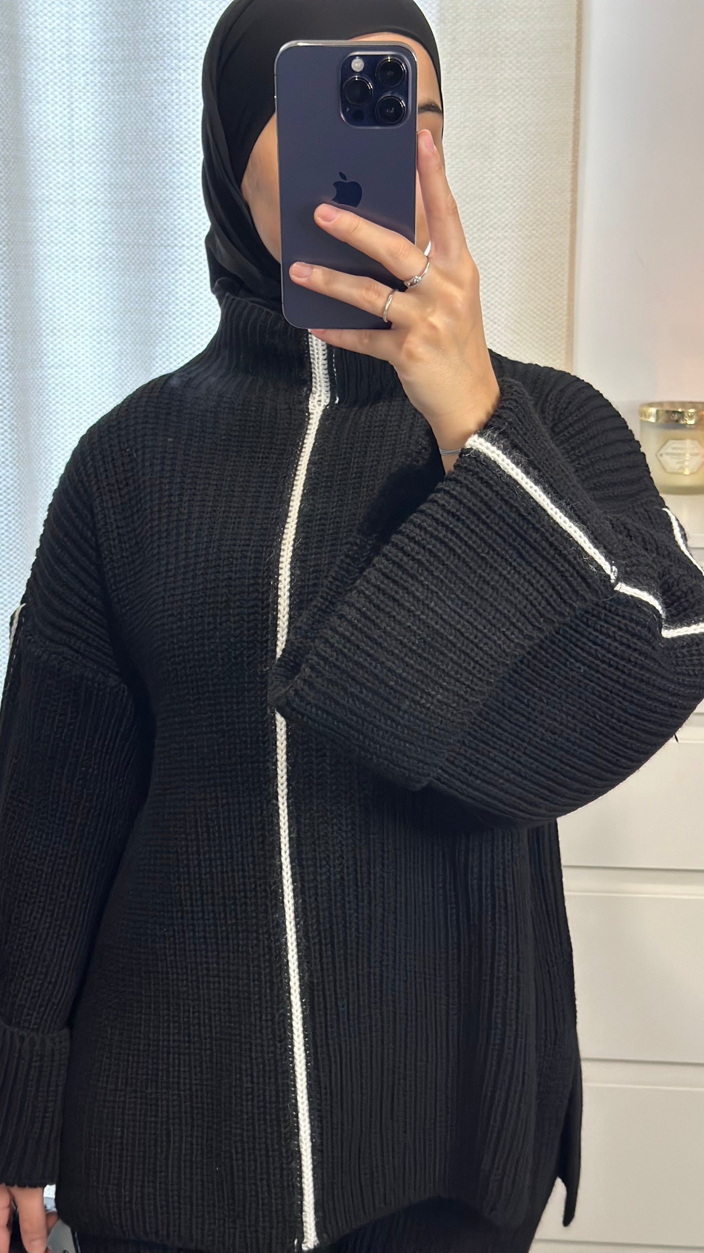 Ensemble en laine noir