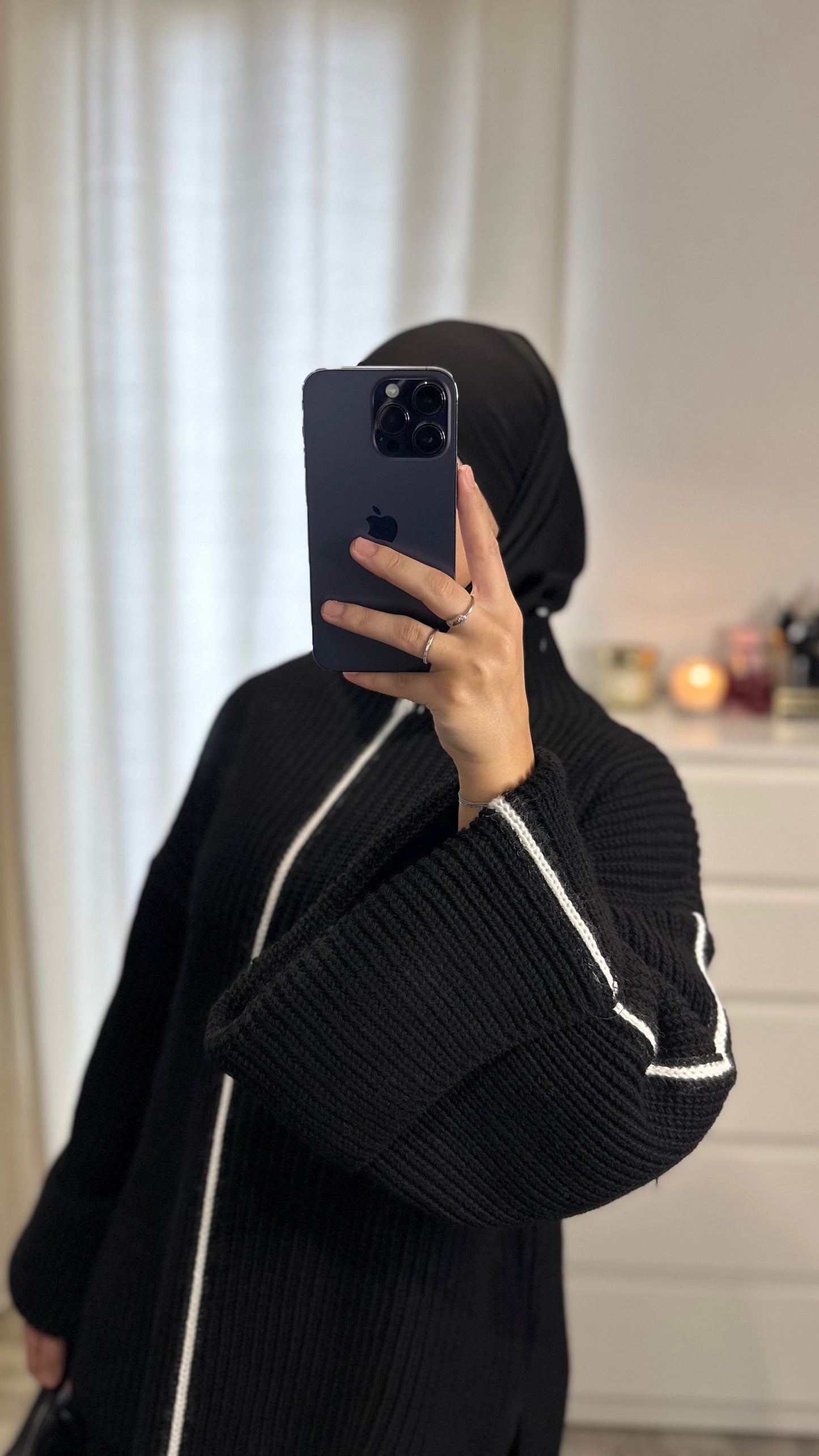 Ensemble en laine noir