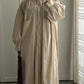 Robe chemises bouffante Beige