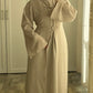 Abaya Harmonie - Effet Lin - Beige