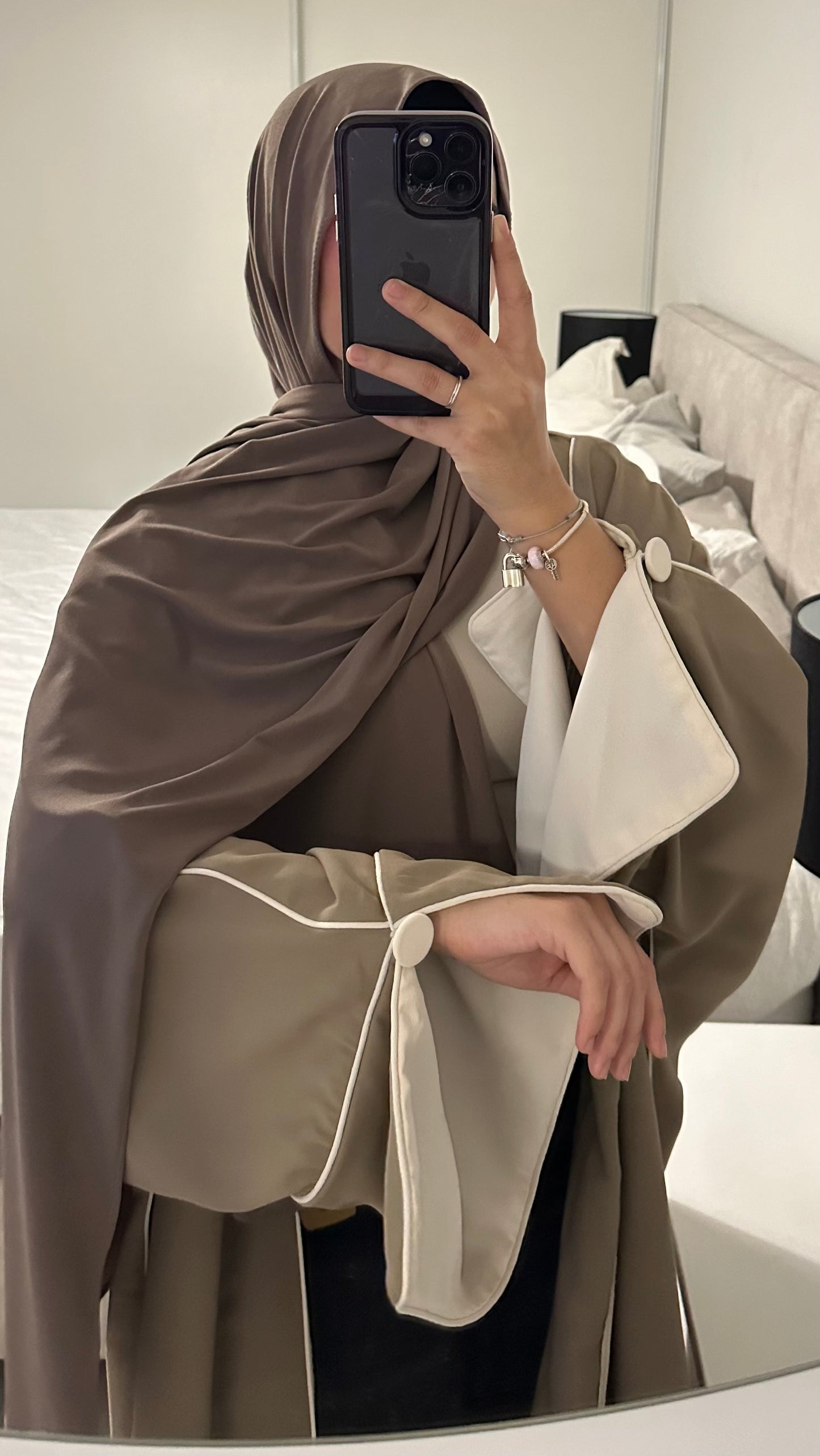 Kimono NOUR - Taupe/ Beige