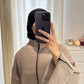 Ensemble en laine Taupe