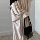 Abaya tulip sleeve BLACK