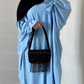 Abaya tulip sleeve BLACK