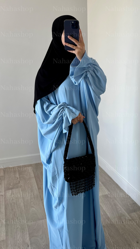 Abaya tulip sleeve BLACK