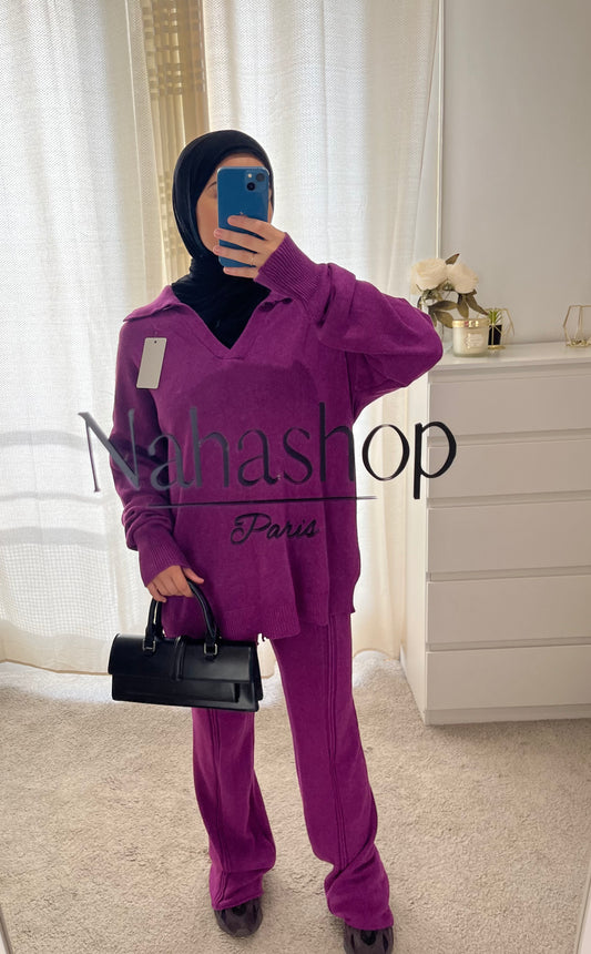 Purple mesh set
