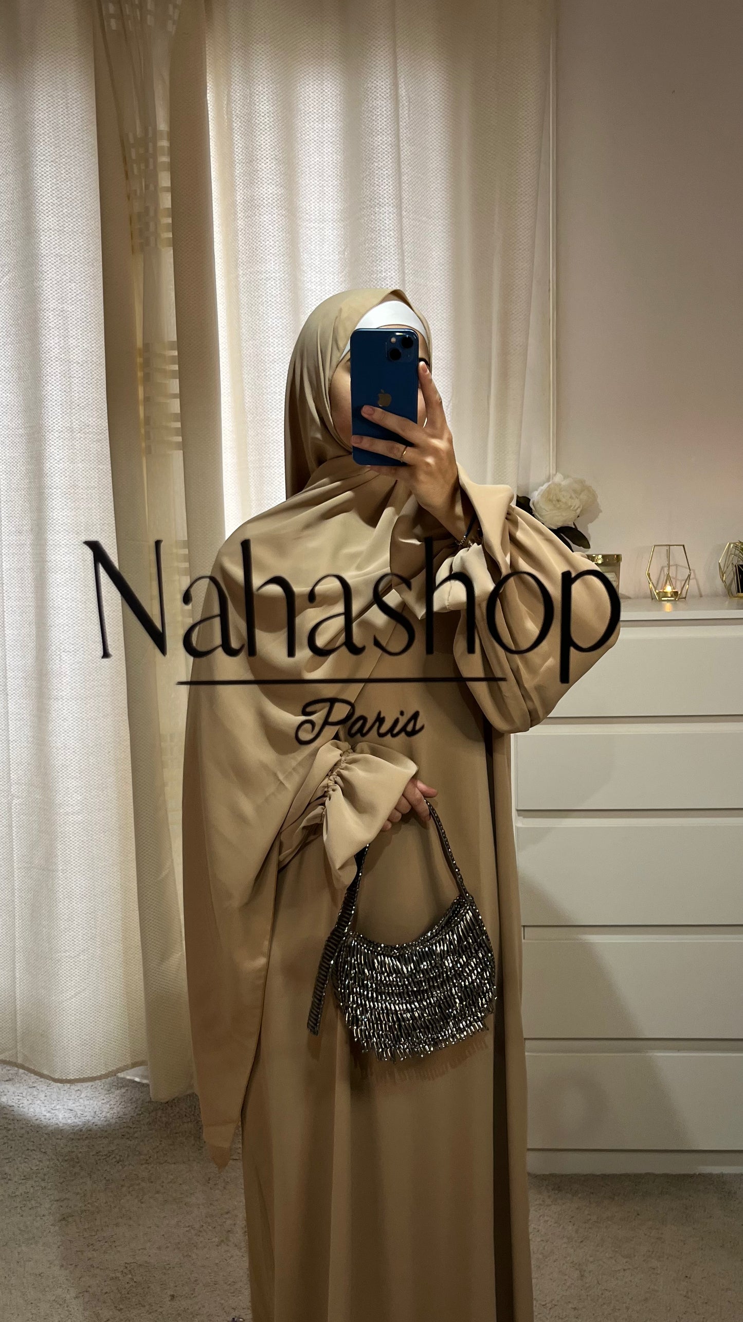 Abaya Tulpenhülle HELLKAMEL
