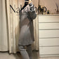 Ensemble en maille bouton TAUPE
