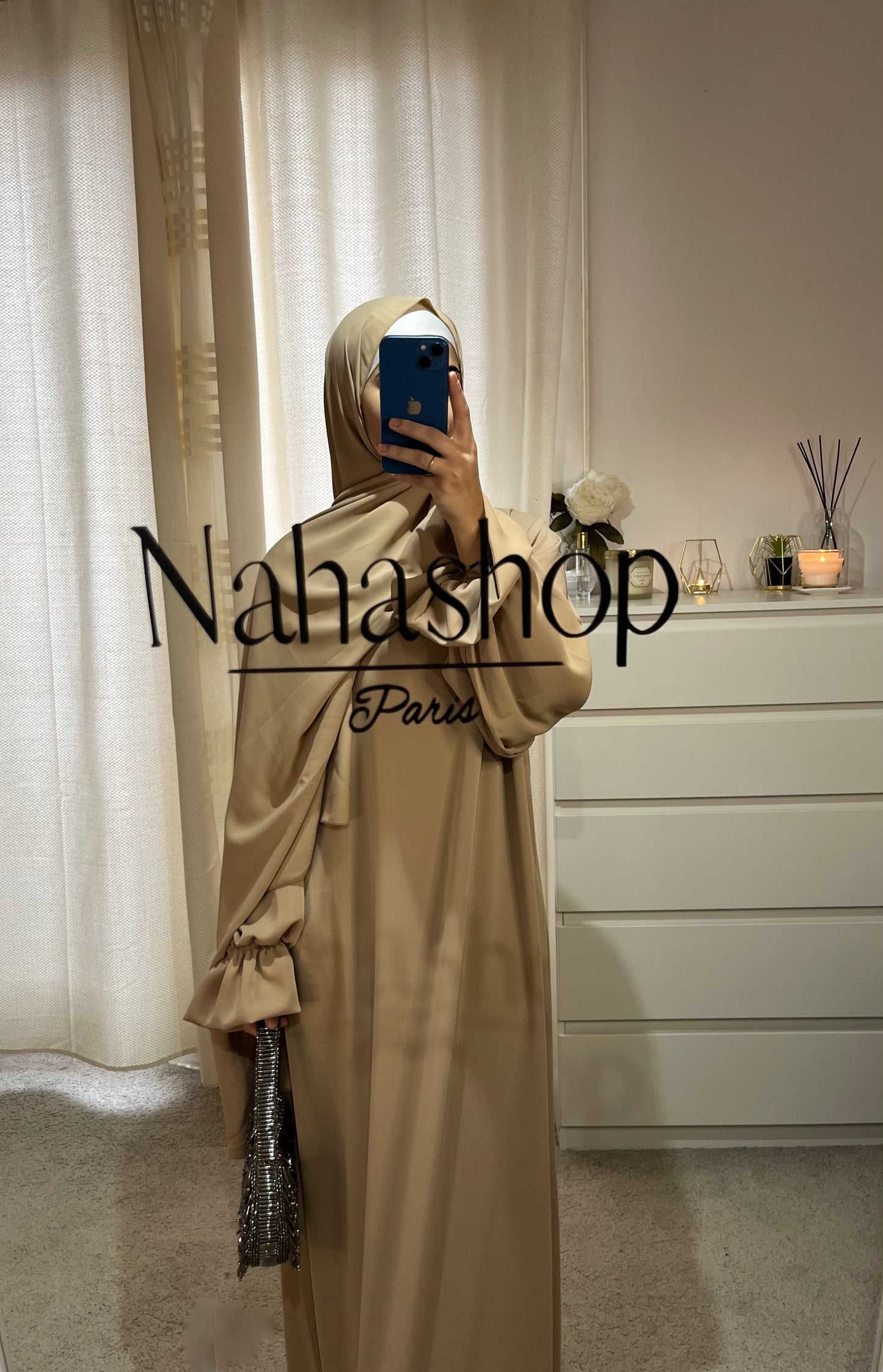 Abaya Tulpenhülle HELLKAMEL