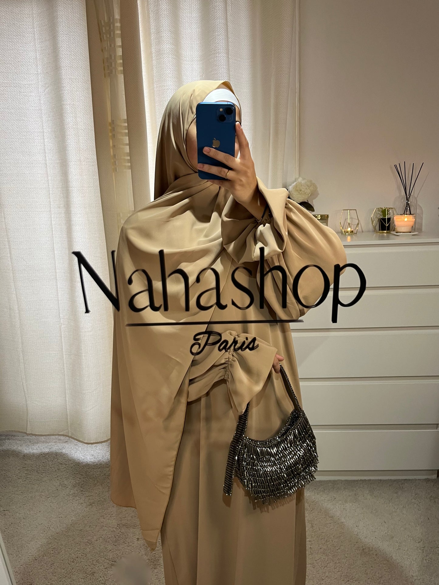 Abaya Tulpenhülle HELLKAMEL